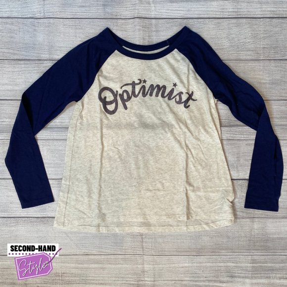 Old Navy Girls Sz14 (Set of Two) Baseball-Style Graphic Tees - Picture 2 of 3